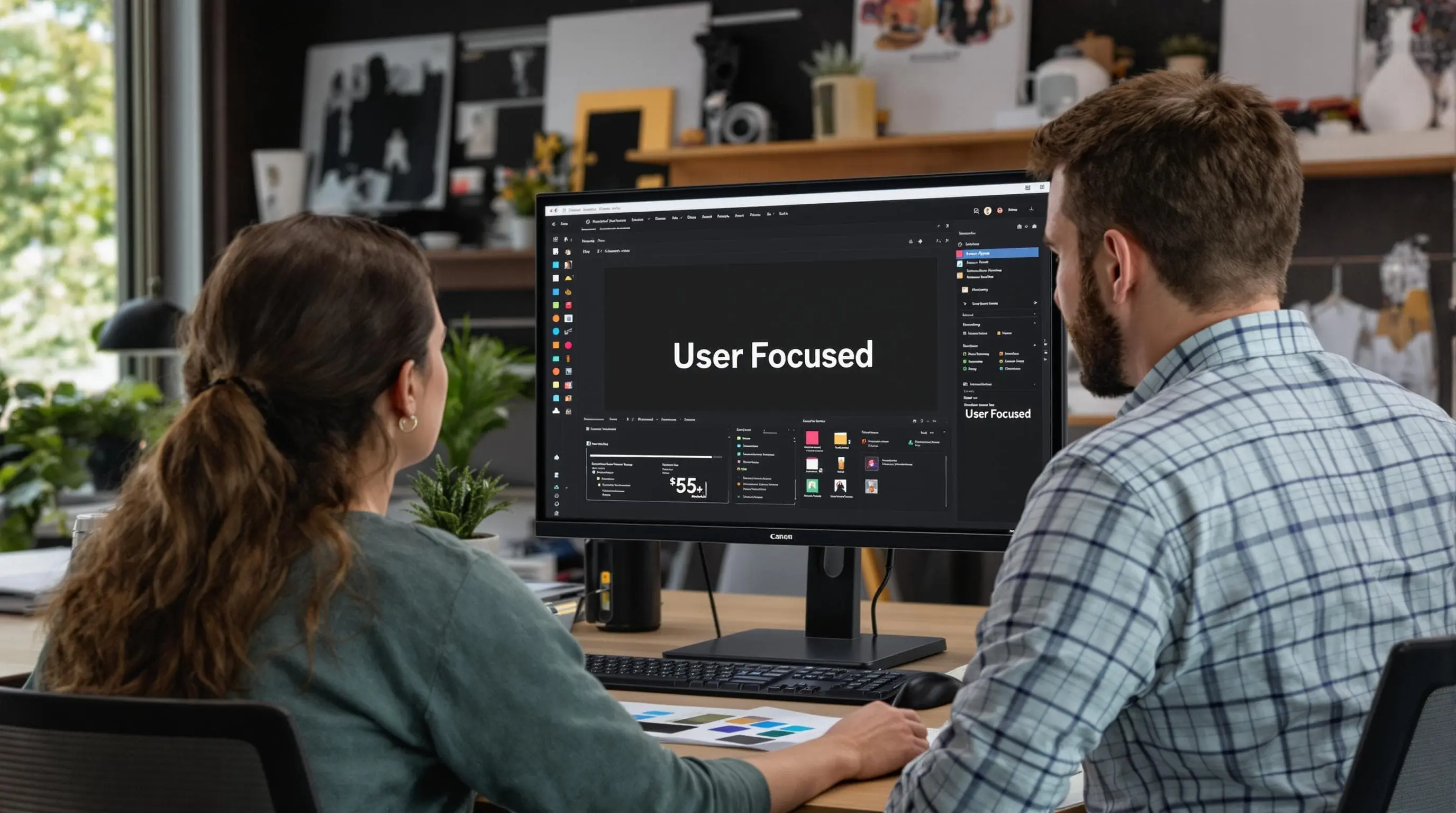 UX designer and developer collaborate on accessible web design