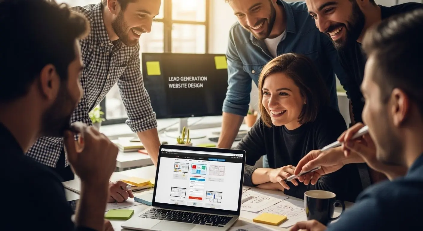 website design lead generation team