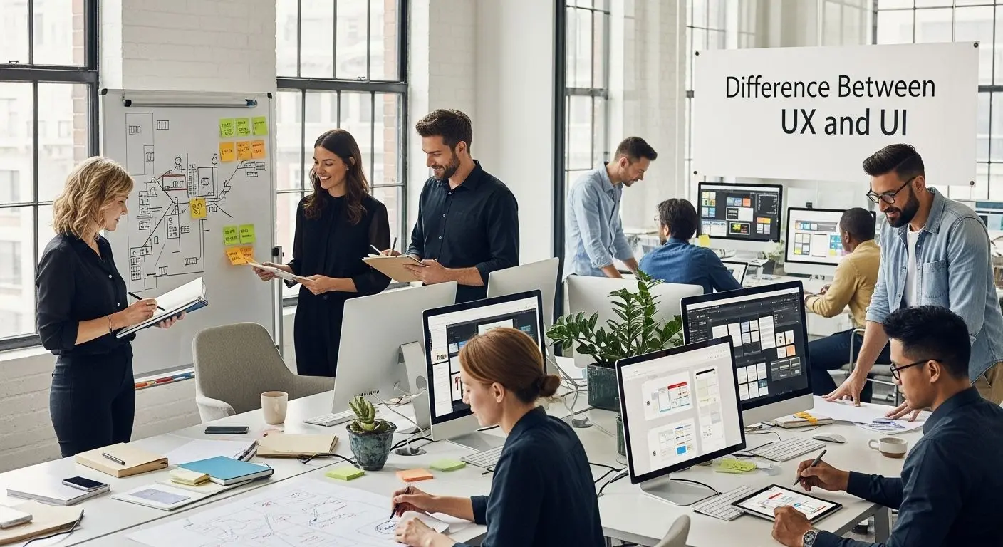 UX UI difference workspace