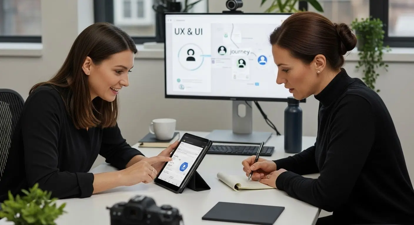 user testing app UI UX