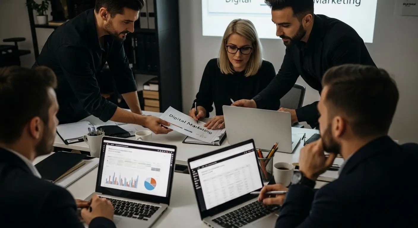 digital marketing budget meeting