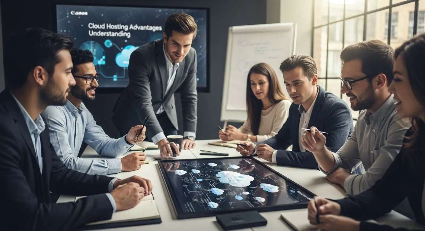 cloud hosting teamwork