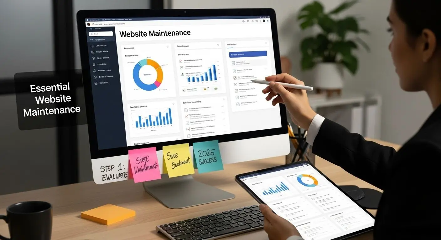 website maintenance checklist process