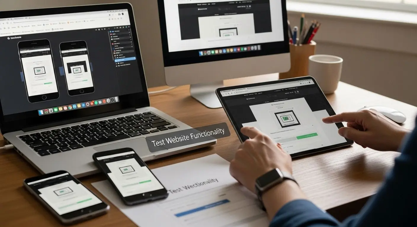 device testing website checklist