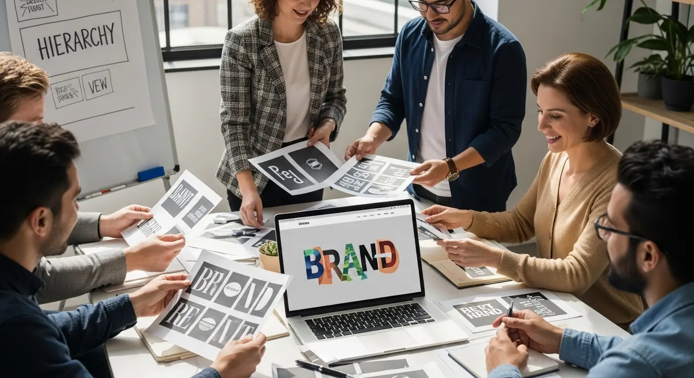 branding team typography review
