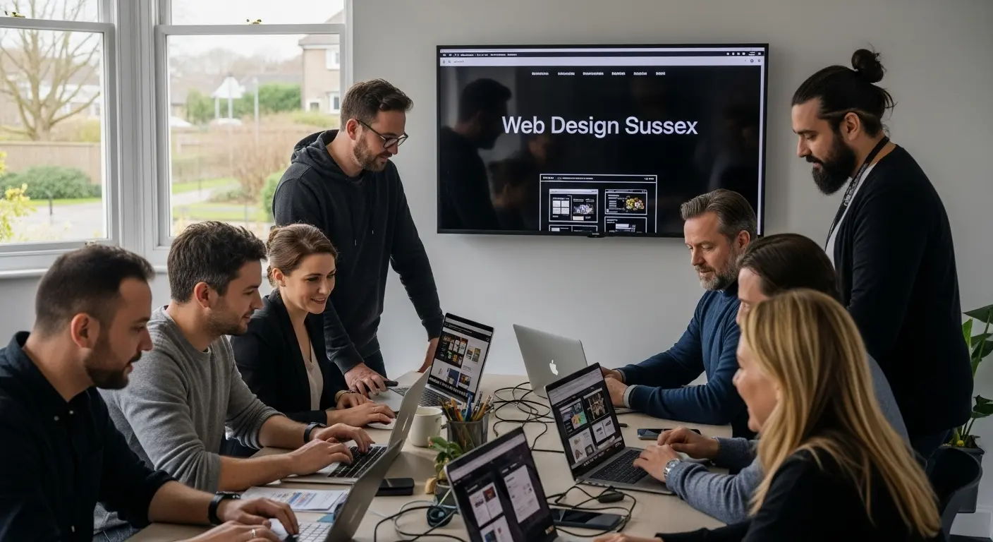 Web design Sussex teamwork