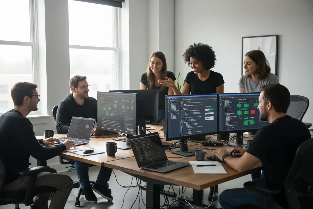 coldfusion developer, web development team, office collaboration