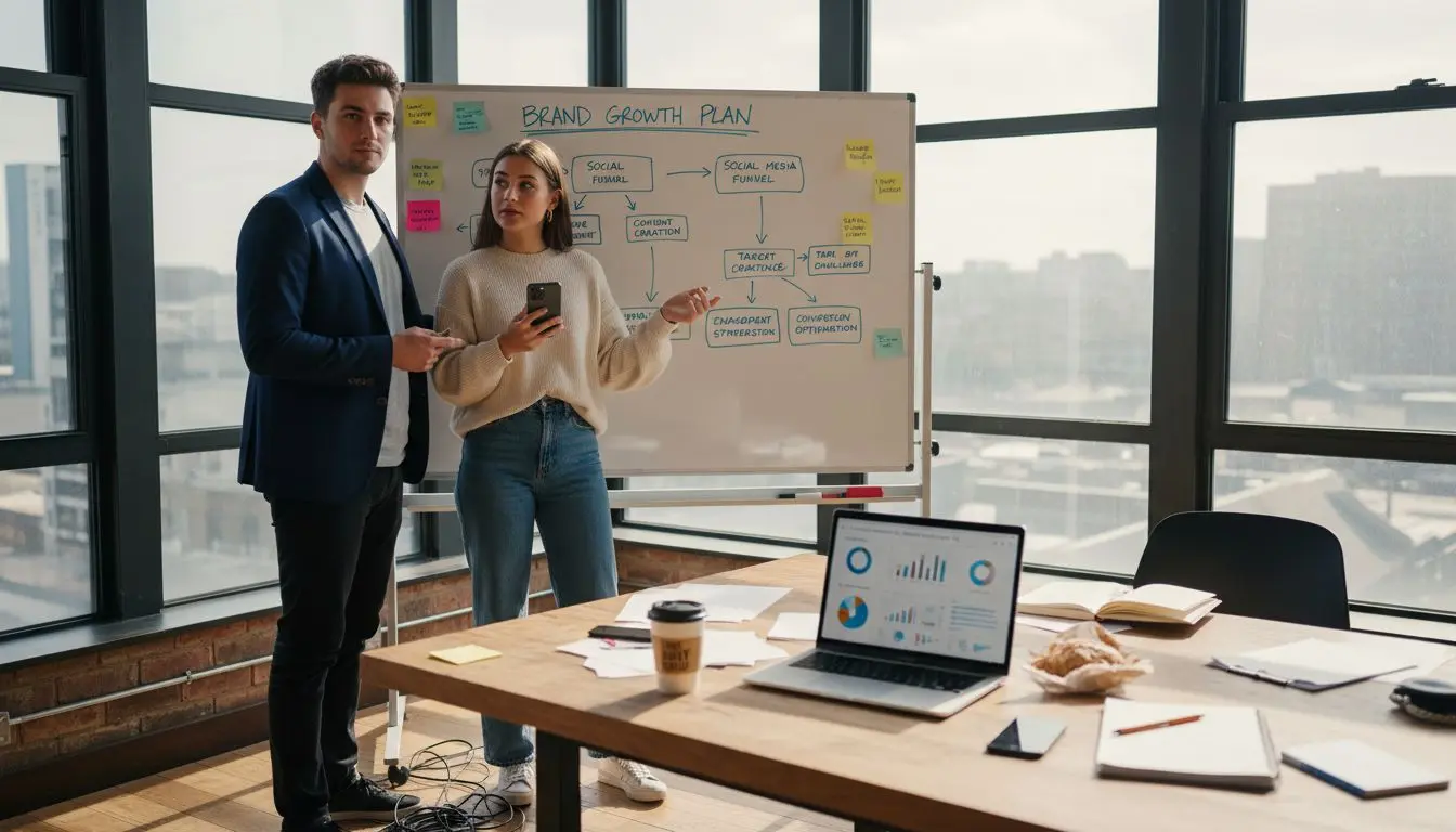 Startup founder and influencer plan campaign