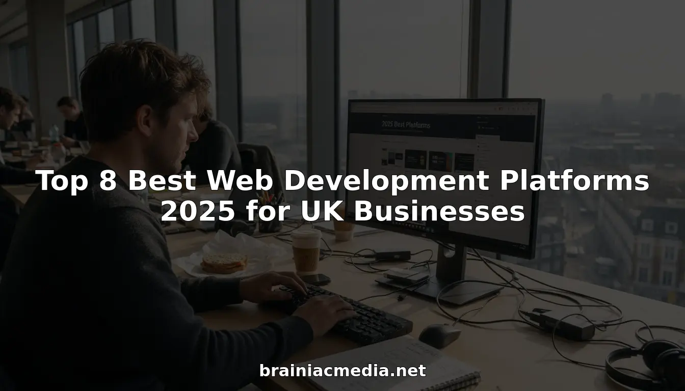 Web developer working at London coworking space desk