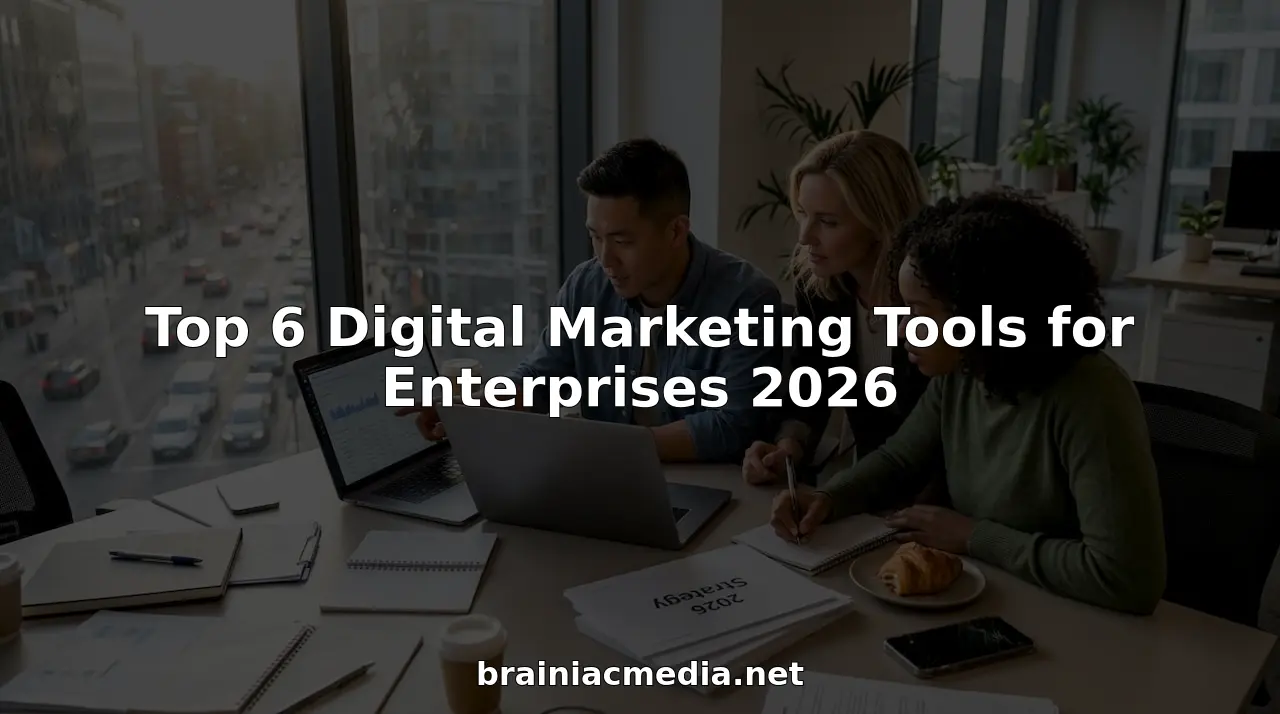 Enterprise marketing team planning digital campaign