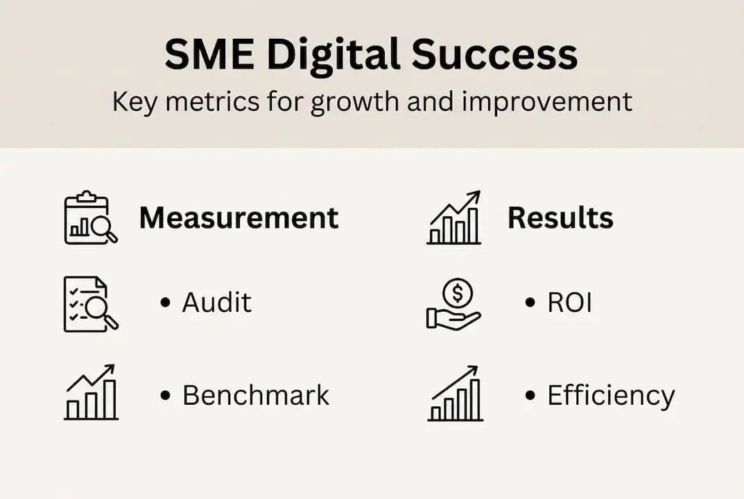 Infographic on SME digital growth measurement