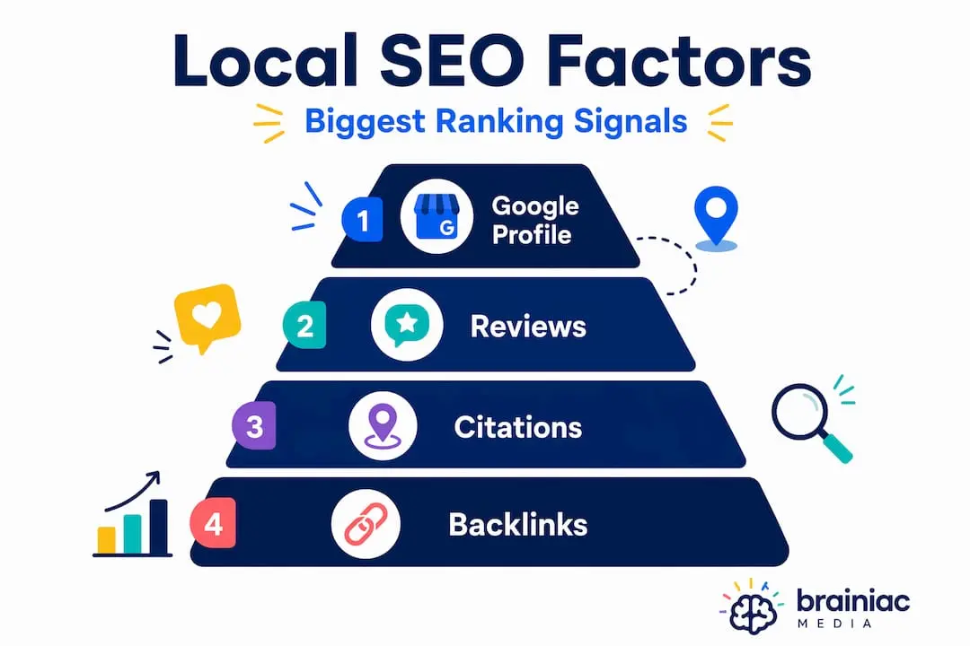 Hierarchy of local SEO ranking factors