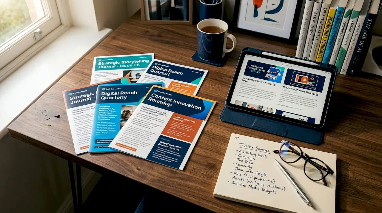 Workspace with trusted marketing sources