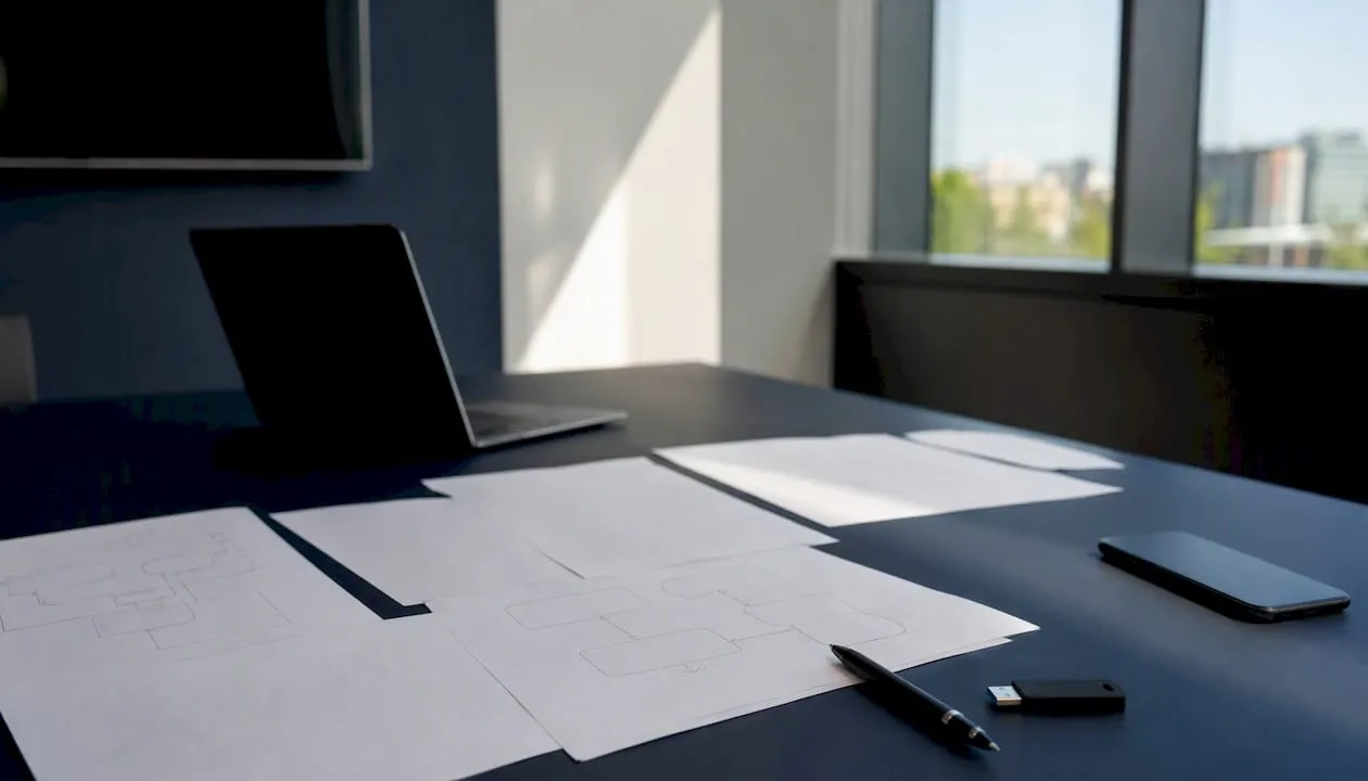 Email marketing segmentation tools on desk