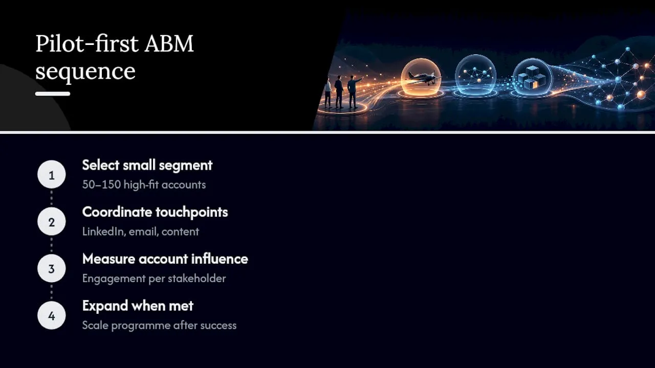 Pilot-first B2B strategy process