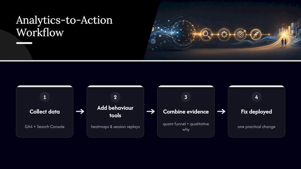 Analytics audit decision workflow