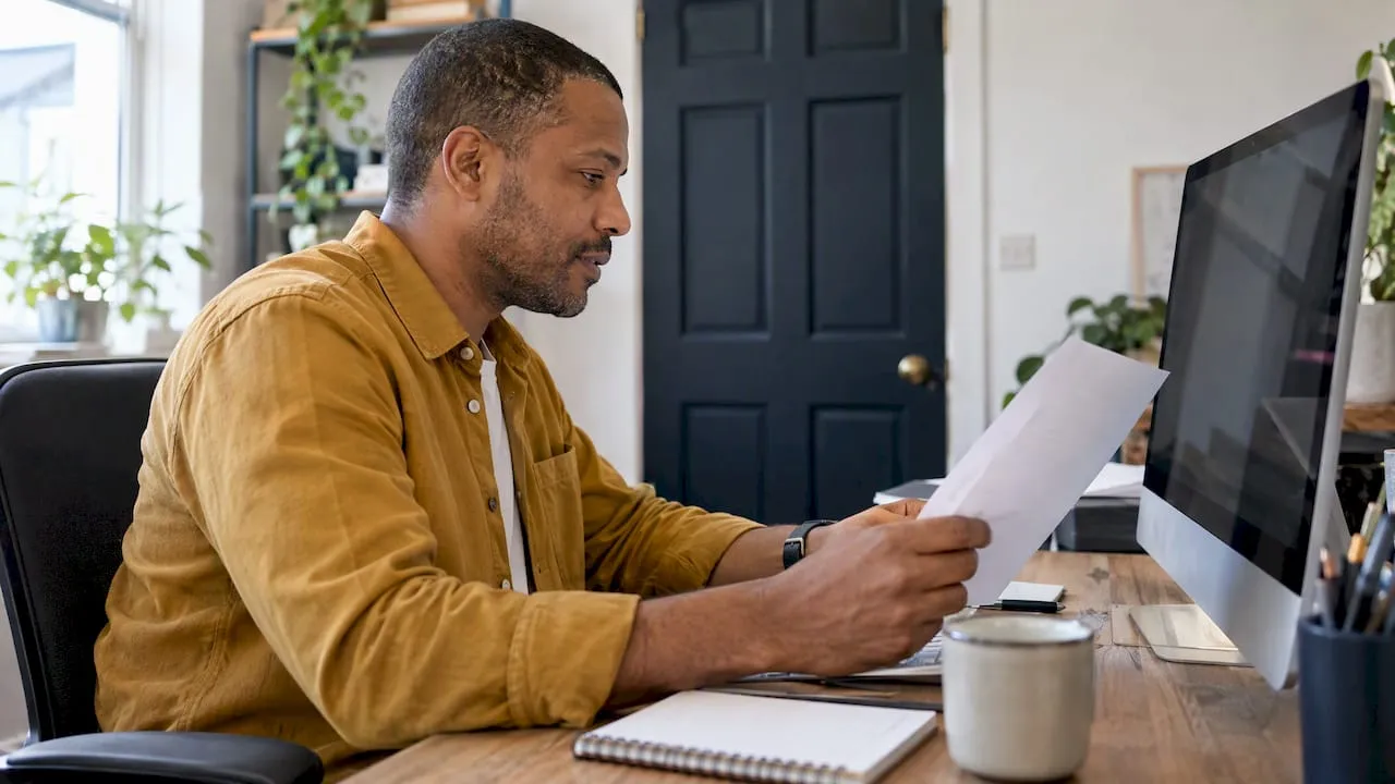 Owner compares website and invoice branding