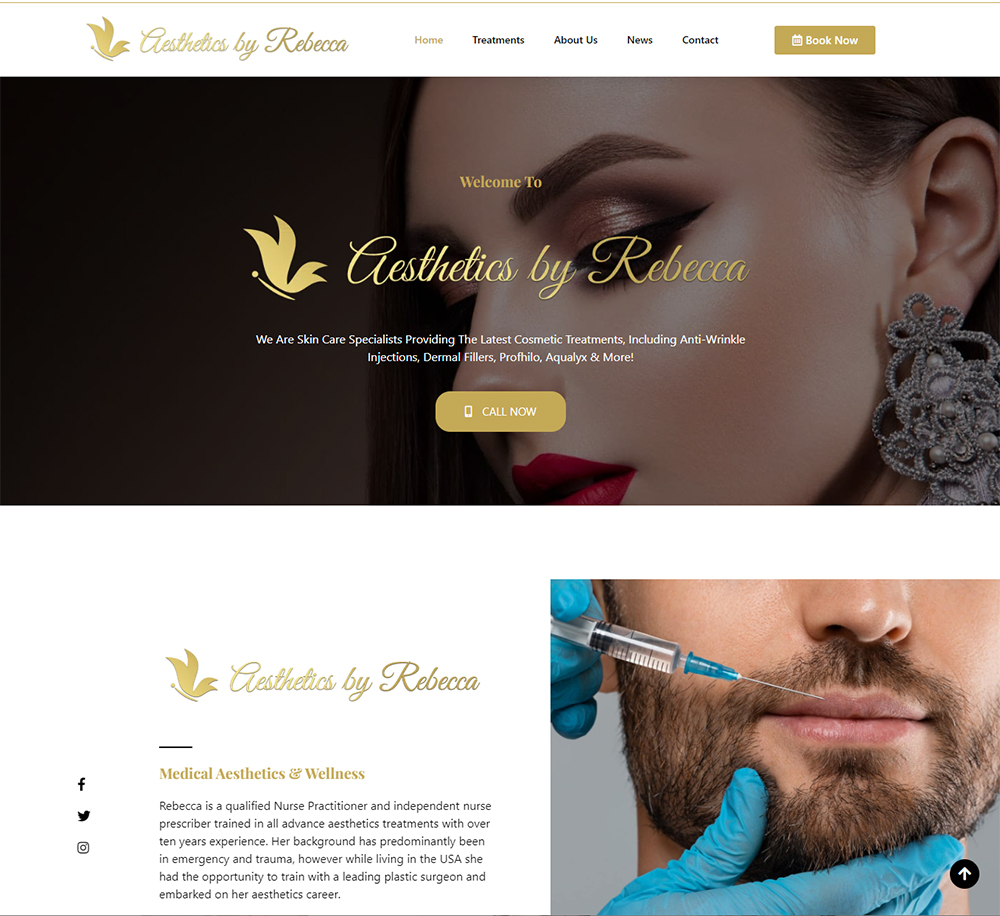 Technical SEO and On-page SEO For Aesthetics Company